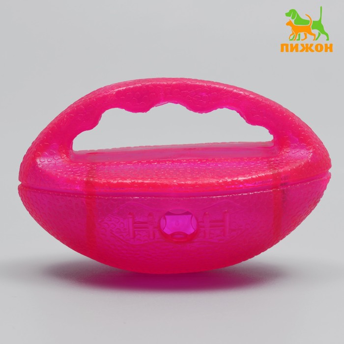 Игрушка для больших собак "Половинка" со звуком, прозрачный TPR, розовая
Игрушка для больших собак "Половинка" со звуком, прозрачный TPR, розовая