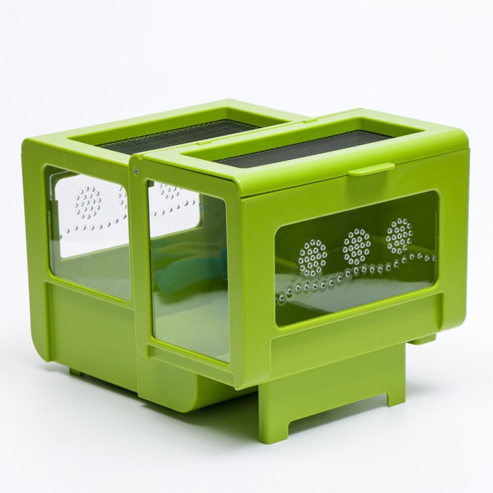 Террариумный комплекс DeLuxe 23.8 л, 34,5 х 27,4 х 25,5 см, зелёный 
Террариумный комплекс DeLuxe 23.8 л, 34,5 х 27,4 х 25,5 см, зелёный