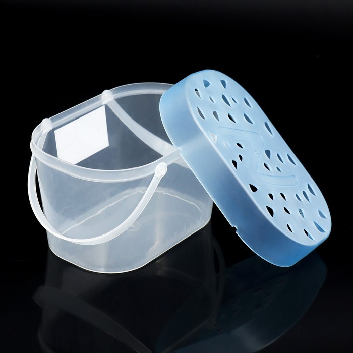 Переноска для животных, 13,5 х 10 см, синяя
Переноска для животных, 13,5 х 10 см, синяя