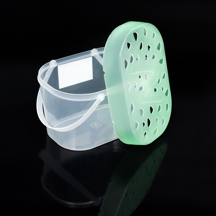 Переноска для животных, 13,5 х 10 см, зелёная
Переноска для животных, 13,5 х 10 см, зелёная