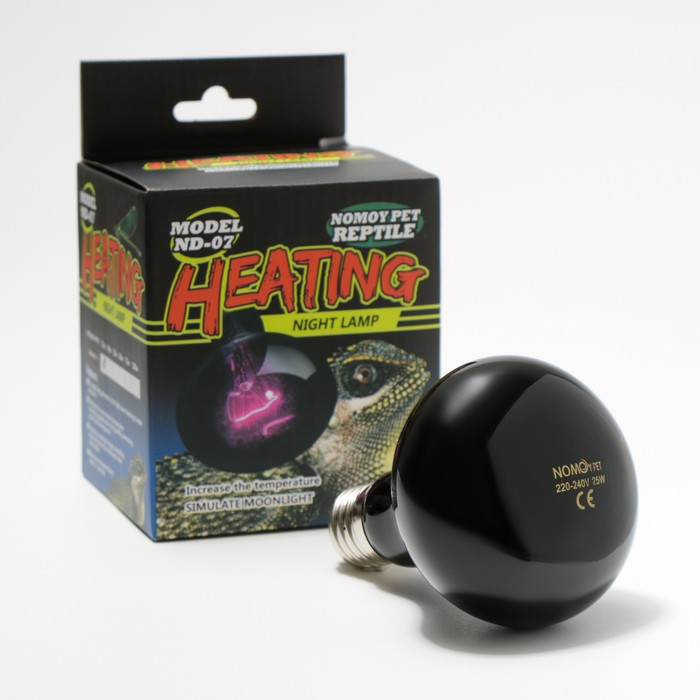Лампа для террариума NomoyPet, ночной свет, 25 Вт, цоколь Е27
Лампа для террариума NomoyPet, ночной свет, 25 Вт, цоколь Е27