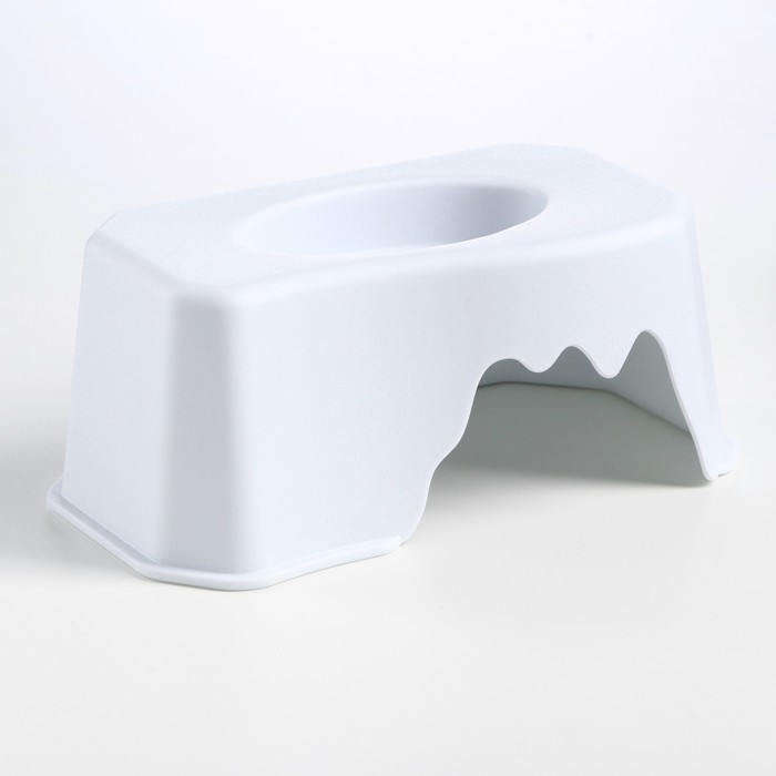 фото Укрытие - поилка для террариума, миска в комплекте, 10 х 16,8 х 7 см, белая nomoy pet