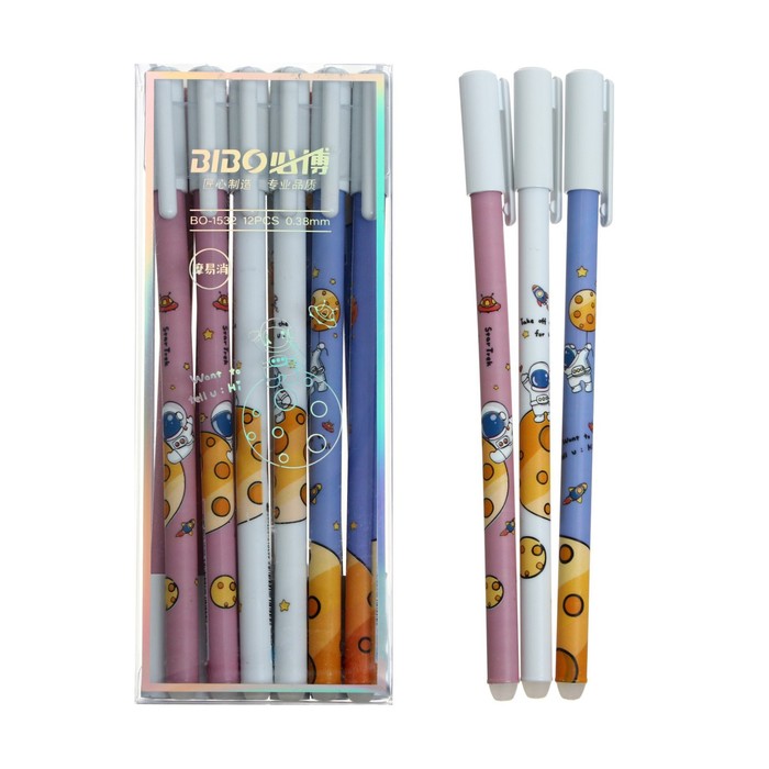 Ручка гелевая со стираемыми чернилами, стережень синий, корпус МИКС
Ручка гелевая со стираемыми чернилами, стережень синий, корпус МИКС