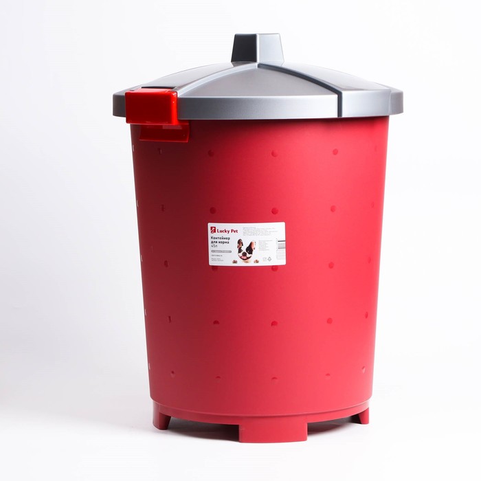 Контейнер для собачьего корма 45 л, бордовый
Контейнер для собачьего корма 45 л, бордовый