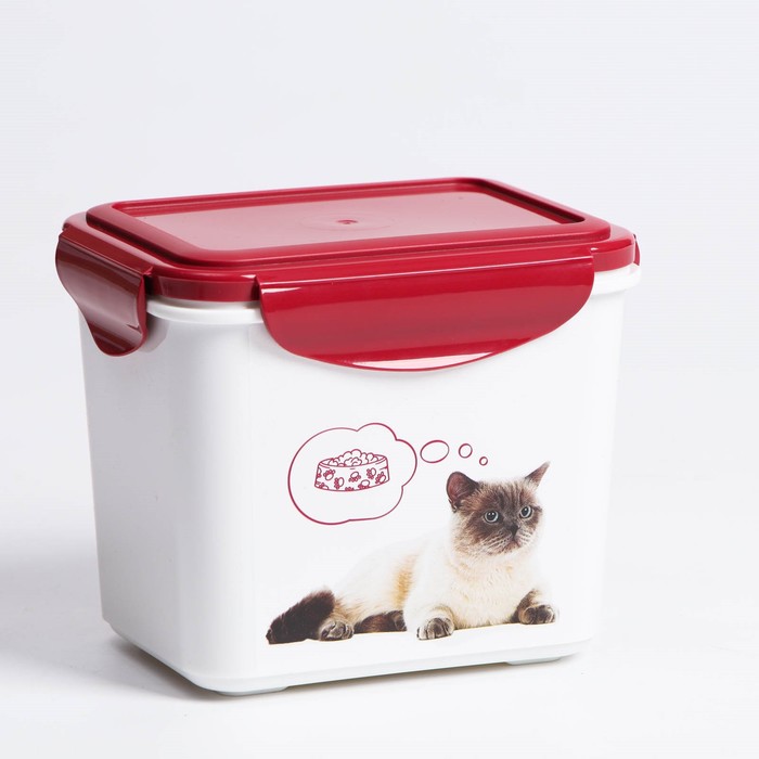 Контейнер для кошачьего корма 0,9 л, бордовый
Контейнер для кошачьего корма 0,9 л, бордовый