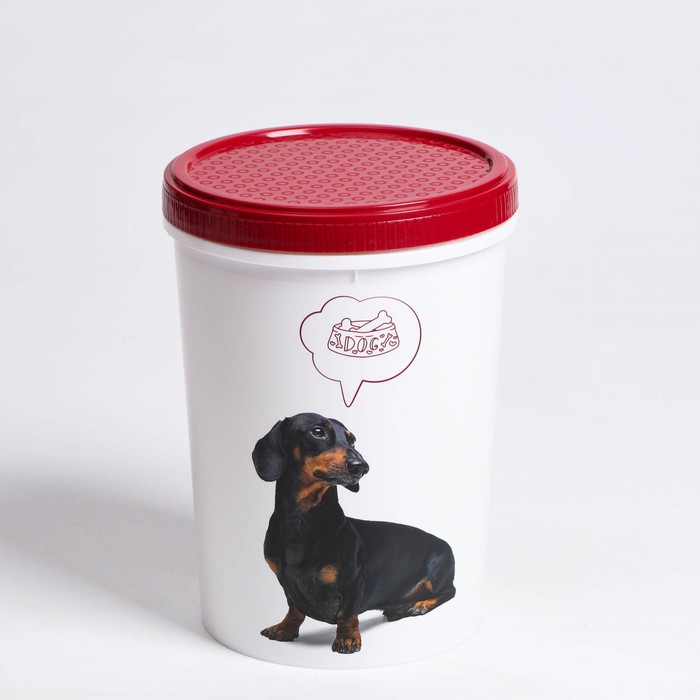 Контейнер для собачьего корма 1,6 л, бордовый
Контейнер для собачьего корма 1,6 л, бордовый