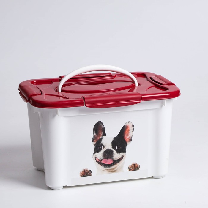 Контейнер для собачьего корма 5,5 л, бордовый
Контейнер для собачьего корма 5,5 л, бордовый