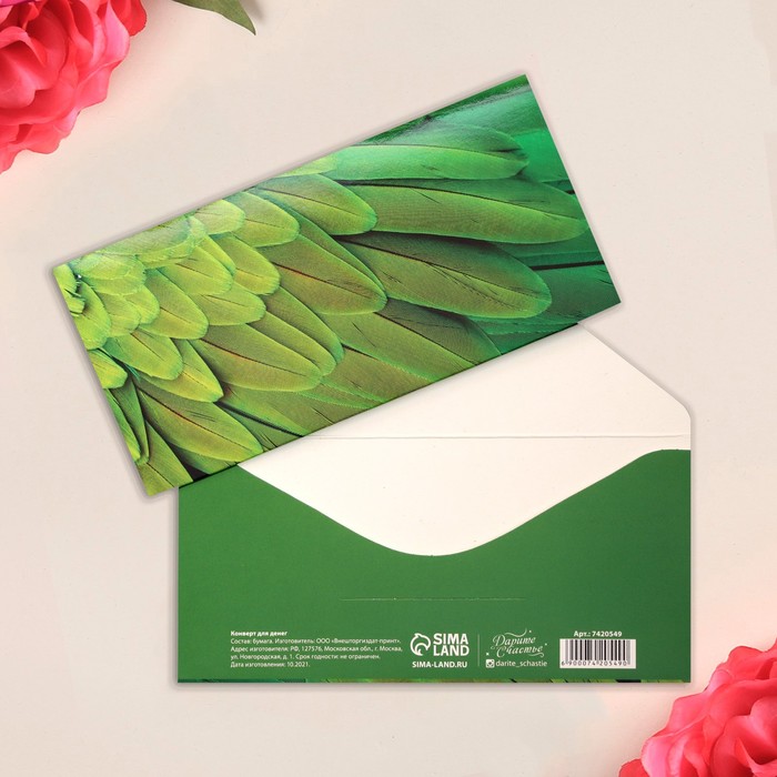 Конверт для денег «Поздравляю», 16,5 × 8 см
Конверт для денег «Поздравляю», 16,5 × 8 см