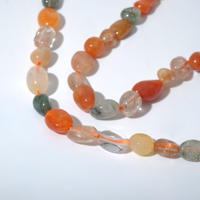 Бусины на нити галтовка обработанная "Агат", +/-38см
Бусины на нити галтовка обработанная "Агат", +/-38см