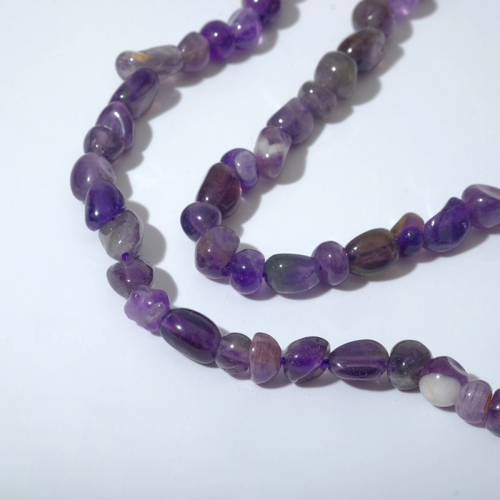 Бусины на нити галтовка обработанная "Аметист", +/-39см
Бусины на нити галтовка обработанная "Аметист", +/-39см