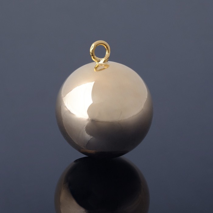 Концевик для цепочки родированный "Шарик", d=2,2см, цвет золото
Концевик для цепочки родированный "Шарик", d=2,2см, цвет золото