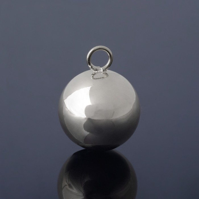 Концевик для цепочки родированный "Шарик", d=1,6см, цвет серебро
Концевик для цепочки родированный "Шарик", d=1,6см, цвет серебро