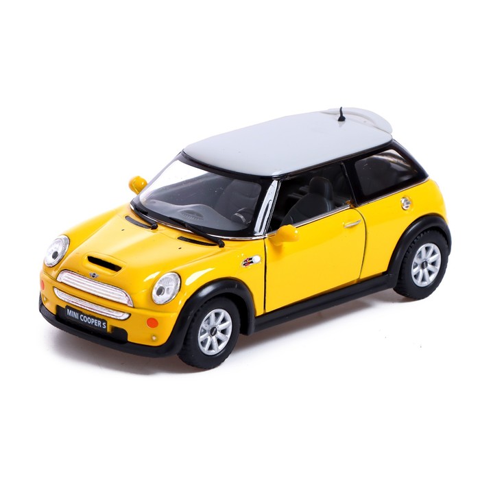 Машина металлическая Mini Cooper S, 1:28, открываются двери, инерция, цвет жёлтый
Машина металлическая Mini Cooper S, 1:28, открываются двери, инерция, цвет жёлтый
