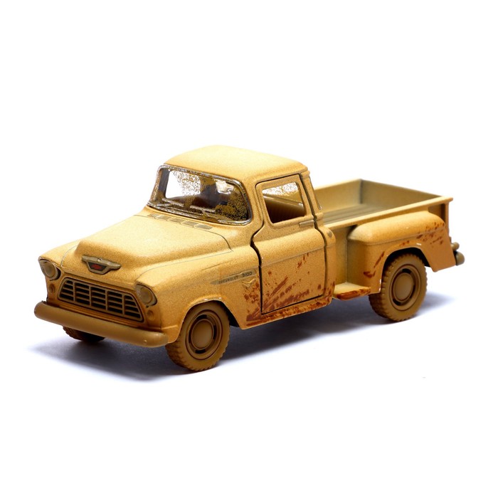 Машина металлическая 1955 Chevy Stepside Pick-up, 1:32, открываются двери, инерция, цвет бежевый
Машина металлическая 1955 Chevy Stepside Pick-up, 1:32, открываются двери, инерция, цвет бежевый