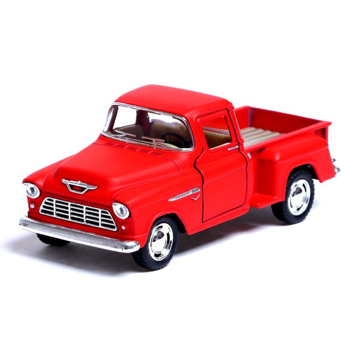 Машина металлическая 1955 Chevy Stepside Pick-up, 1:32, открываются двери, инерция, цвет красный 
Машина металлическая 1955 Chevy Stepside Pick-up, 1:32, открываются двери, инерция, цвет красный