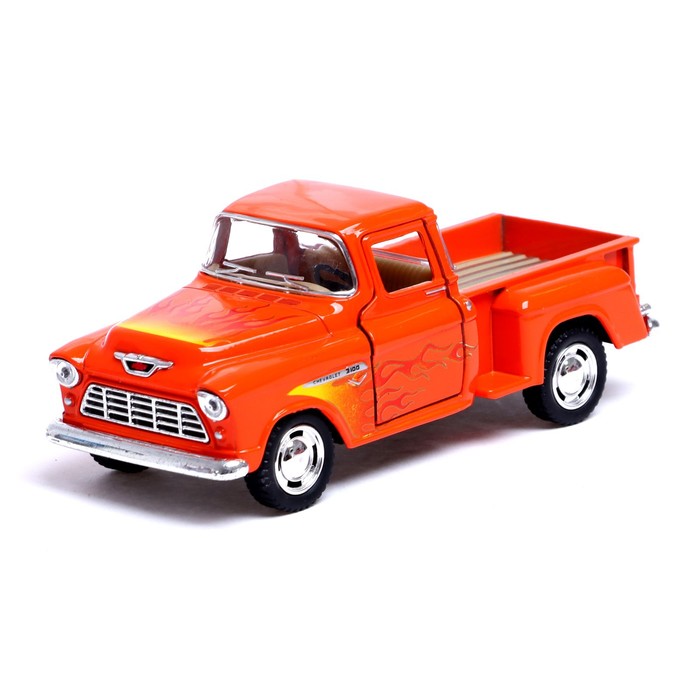 Машина металлическая 1955 Chevy Stepside Pick-up, 1:32, открываются двери, инерция, цвет оранжевый
Машина металлическая 1955 Chevy Stepside Pick-up, 1:32, открываются двери, инерция, цвет оранжевый