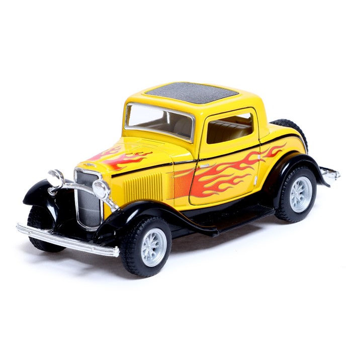 Машина металлическая 1932 Ford 3-Window Coupe, 1:34, открываются двери, инерция, цвет жёлтый
Машина металлическая 1932 Ford 3-Window Coupe, 1:34, открываются двери, инерция, цвет жёлтый