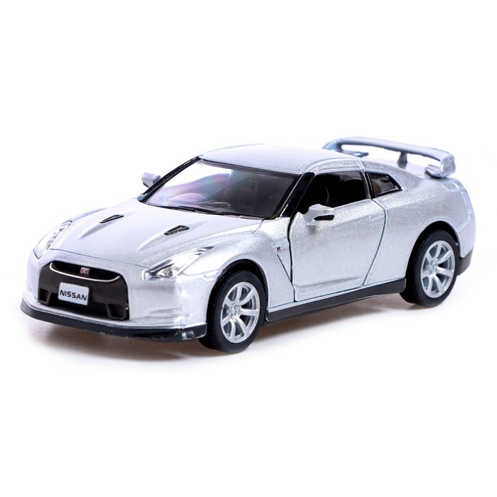 Машина металлическая Nissan GT-R R35, 1:36, открываются двери, инерция, цвет серебристый 
Машина металлическая Nissan GT-R R35, 1:36, открываются двери, инерция, цвет серебристый