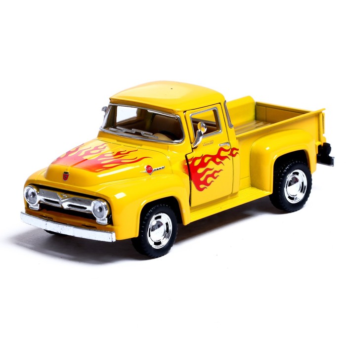 Машина металлическая 1956 Ford F-100 Pickup, 1:38, открываются двери, инерция, цвет жёлтый
Машина металлическая 1956 Ford F-100 Pickup, 1:38, открываются двери, инерция, цвет жёлтый