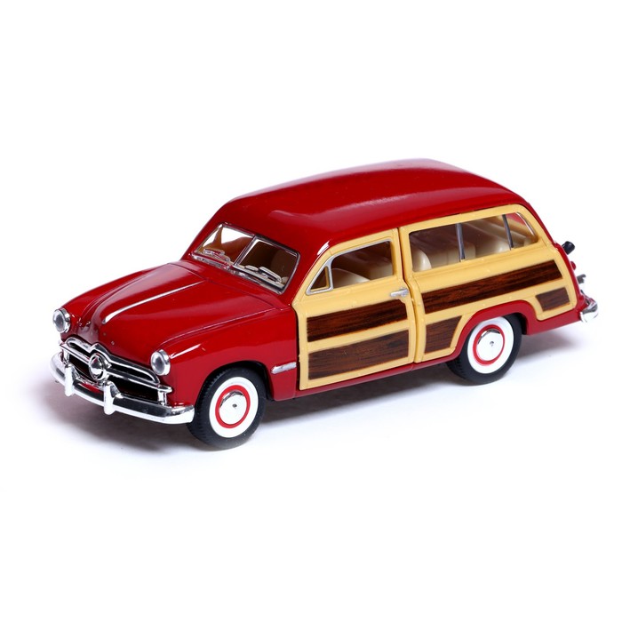 Машина металлическая 1949 Ford Woody Wagon, 1:40, открываются двери, инерция, цвет красный
Машина металлическая 1949 Ford Woody Wagon, 1:40, открываются двери, инерция, цвет красный