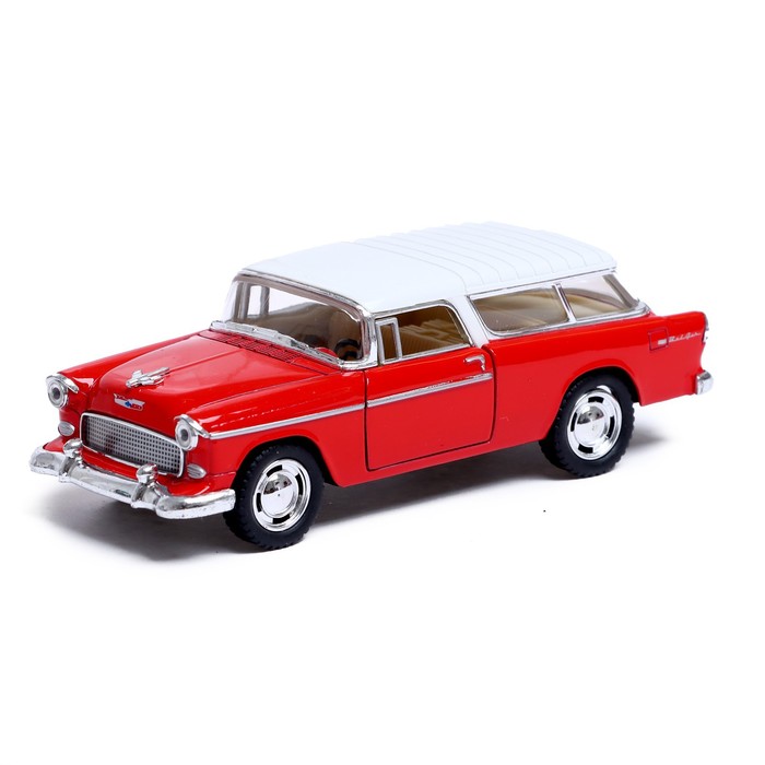 Машина металлическая 1955 Chevrolet Nomad, 1:40, открываются двери, инерция, цвет красный
Машина металлическая 1955 Chevrolet Nomad, 1:40, открываются двери, инерция, цвет красный