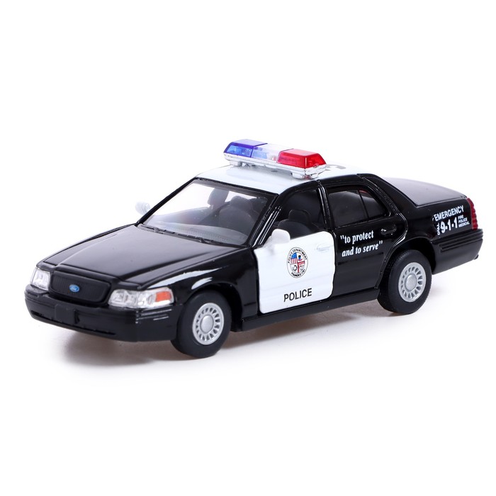 Машина металлическая Ford Crown Victoria Police, 1:42, открываются двери, инерция
Машина металлическая Ford Crown Victoria Police, 1:42, открываются двери, инерция