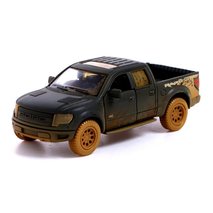 Машина металлическая Ford F-150 SVT Raptor, 1:46, открываются двери, инерция, цвет чёрный
Машина металлическая Ford F-150 SVT Raptor, 1:46, открываются двери, инерция, цвет чёрный