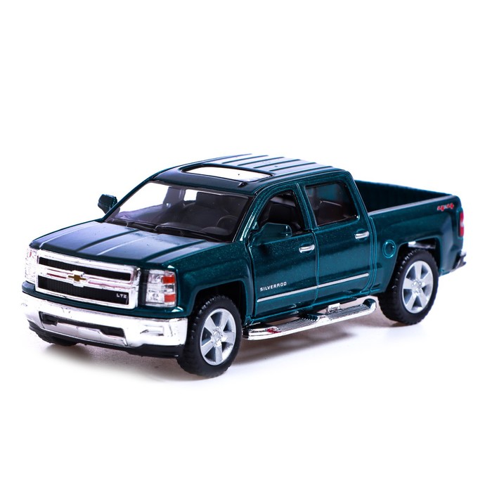 Машина металлическая Chevrolet Silverado, 1:46, открываются двери, инерция, цвет зелёный
Машина металлическая Chevrolet Silverado, 1:46, открываются двери, инерция, цвет зелёный