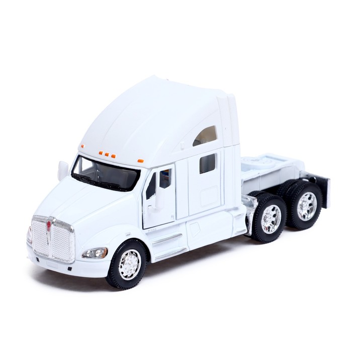 Машина металлическая Kenworth T700, 1:68, открываются двери, инерция, цвет белый
Машина металлическая Kenworth T700, 1:68, открываются двери, инерция, цвет белый