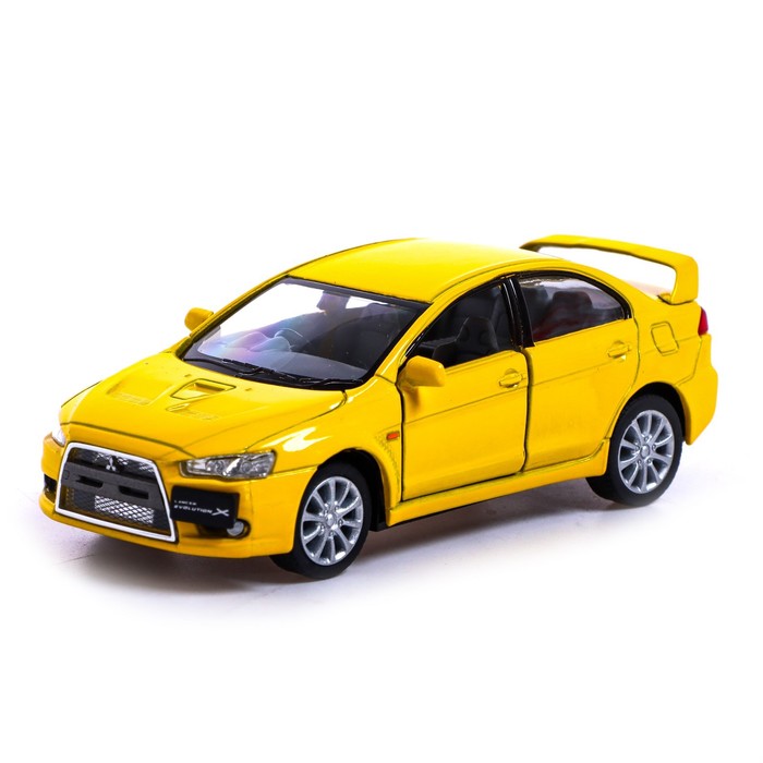 Машина металлическая Mitsubishi Lancer Evolution Х, 1:36, открываются двери, инерция, цвет жёлтый
Машина металлическая Mitsubishi Lancer Evolution Х, 1:36, открываются двери, инерция, цвет жёлтый