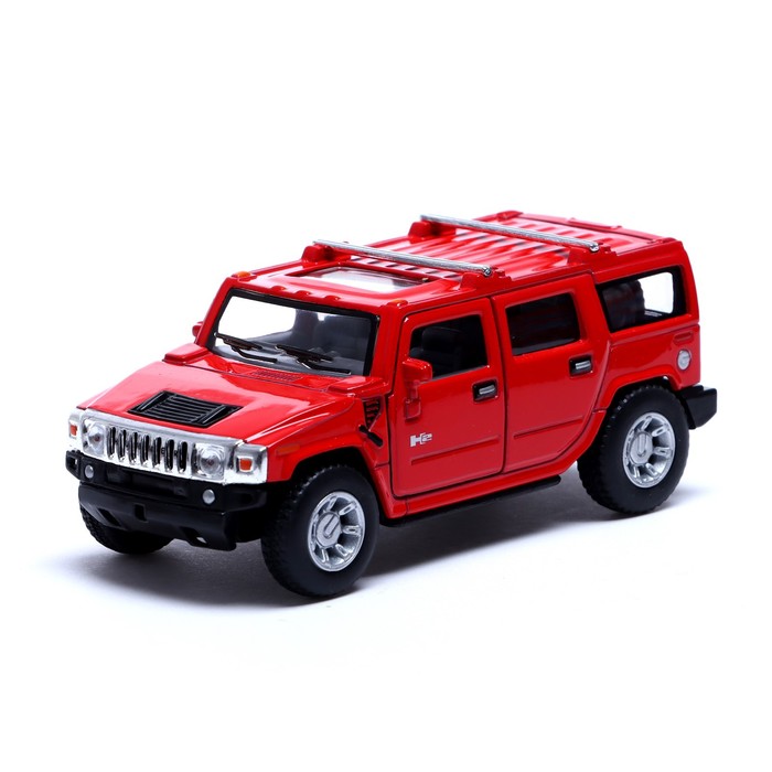 Машина металлическая Hummer H2, 1:40, открываются двери, инерция, цвет красный
Машина металлическая Hummer H2, 1:40, открываются двери, инерция, цвет красный