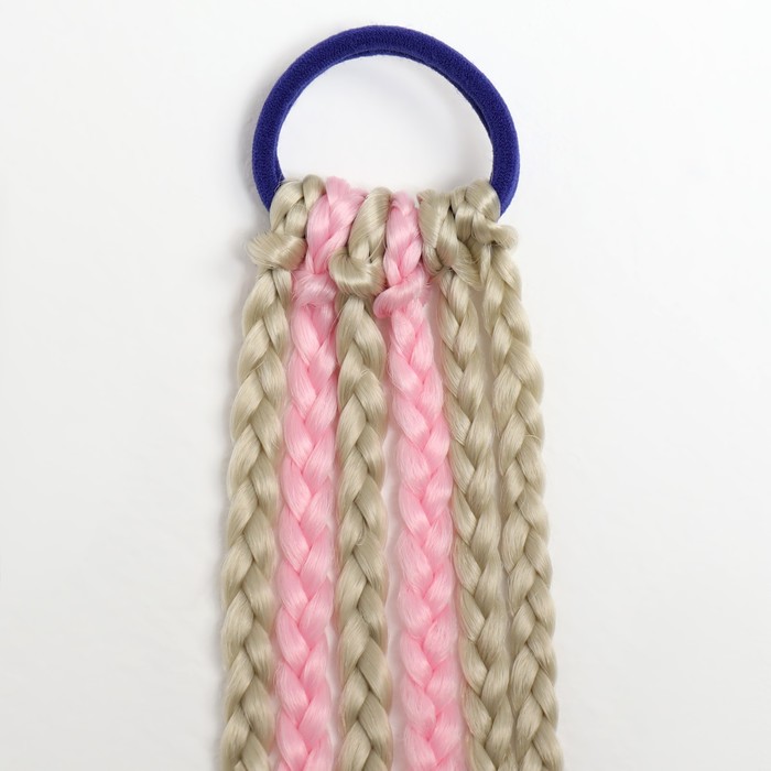 Афрорезинка, 60 см, 6 косичек, цвет блонд/розовый
Афрорезинка, 60 см, 6 косичек, цвет блонд/розовый