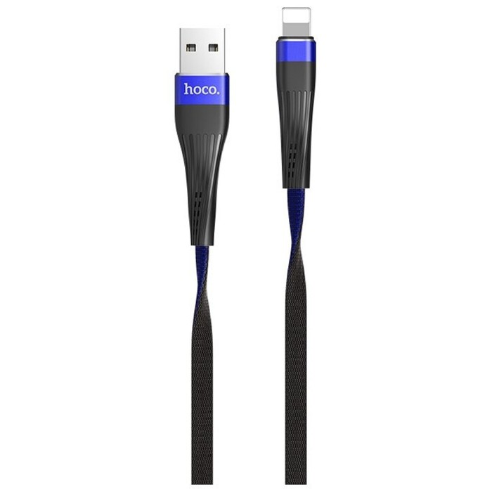 Кабель Hoco U39, USB - Lightning, 2.4A, 1.2 м, плоский, нейлон, чёрно-синий
Кабель Hoco U39, USB - Lightning, 2.4A, 1.2 м, плоский, нейлон, чёрно-синий