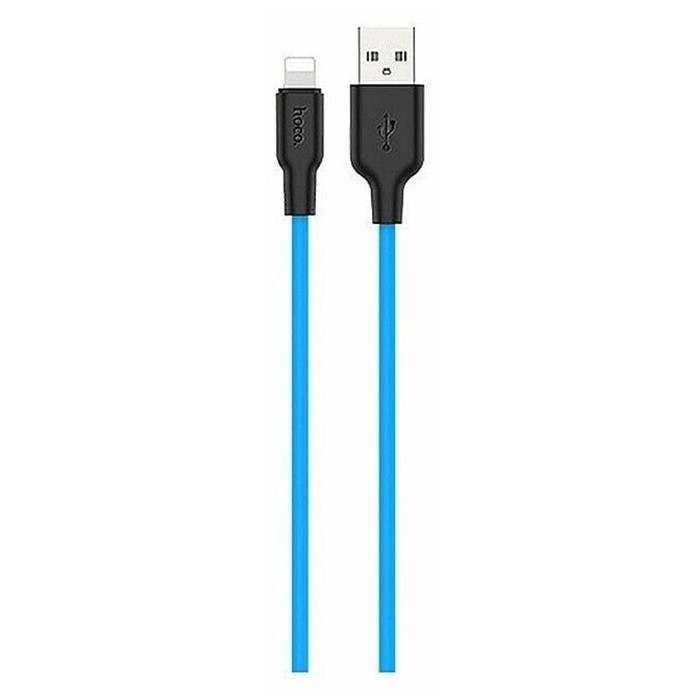 Кабель Hoco X21 Plus, USB - Lightning, 2.4A, 1 м, силикон, чёрно-синий
Кабель Hoco X21 Plus, USB - Lightning, 2.4A, 1 м, силикон, чёрно-синий