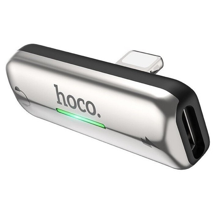 Переходник Hoco LS27, с Lightning на 2xLightning, 2 А, пластик, цвет металлик
Переходник Hoco LS27, с Lightning на 2xLightning, 2 А, пластик, цвет металлик