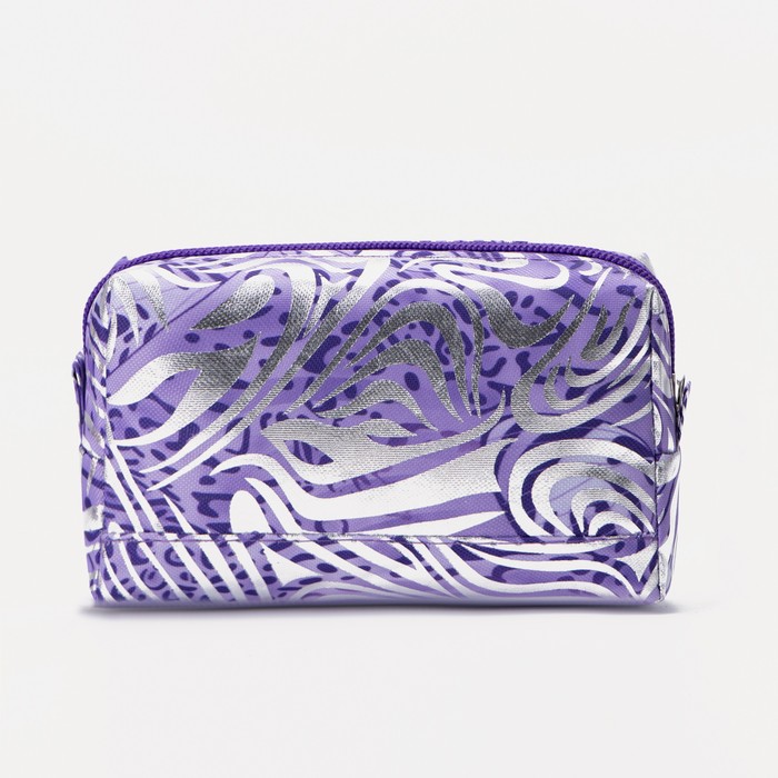 Косметичка на молнии, цвет сиреневый
Косметичка на молнии, цвет сиреневый