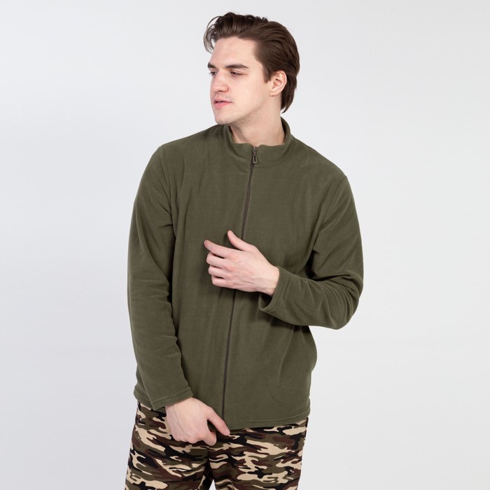 Толстовка мужская, цвет хаки, размер 54
Толстовка мужская, цвет хаки, размер 54