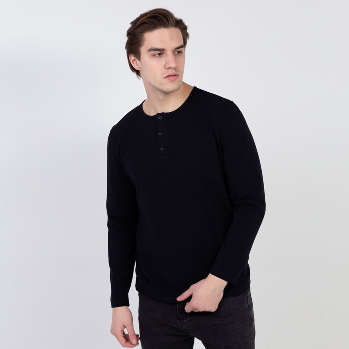 Лонгслив мужской, цвет тёмно-синий, размер 56
Лонгслив мужской, цвет тёмно-синий, размер 56