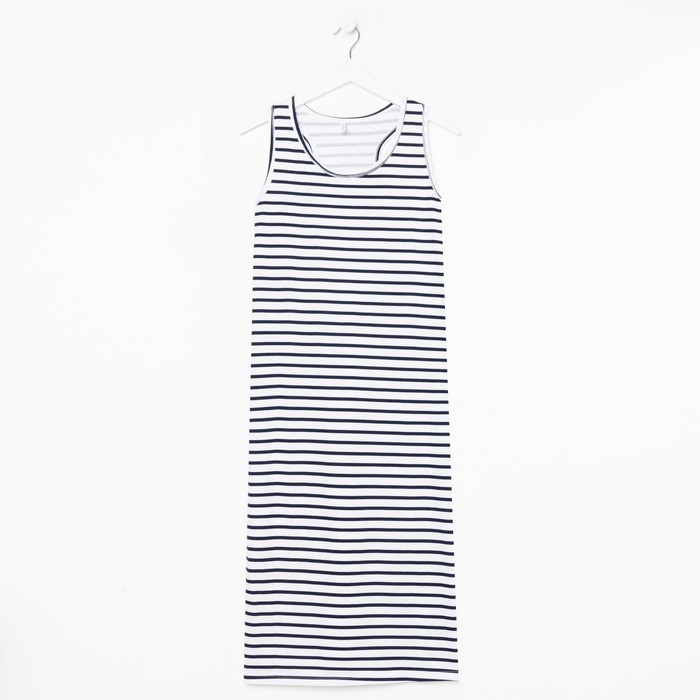 Платье женское, цвет белый/полоска, размер 48
Платье женское, цвет белый/полоска, размер 48