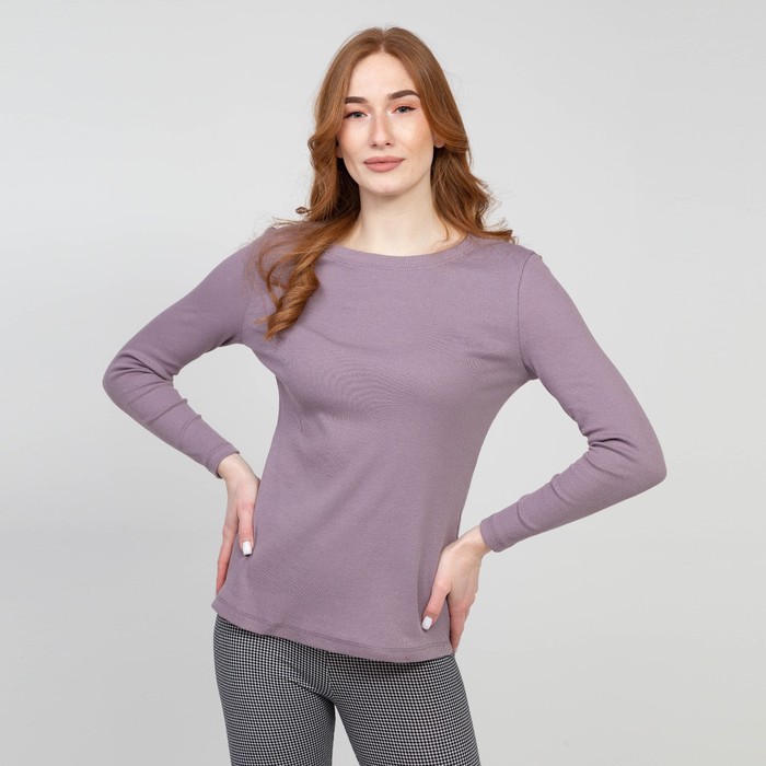 Лонгслив женский, цвет оберджин, размер 46
Лонгслив женский, цвет оберджин, размер 46