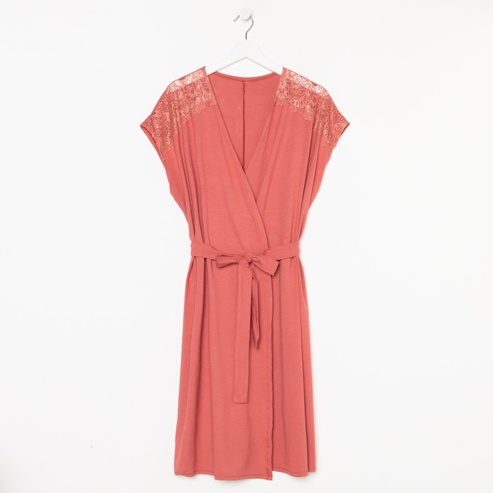 Халат женский, цвет терракотовый, размер 52
Халат женский, цвет терракотовый, размер 52