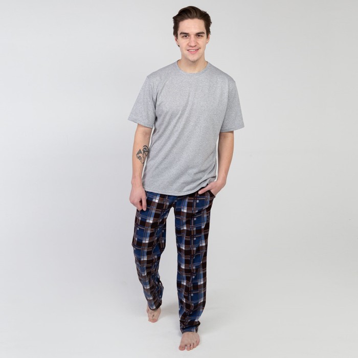 Брюки мужские домашние, рисунок геометрия, р 52
Брюки мужские домашние, рисунок геометрия, р 52