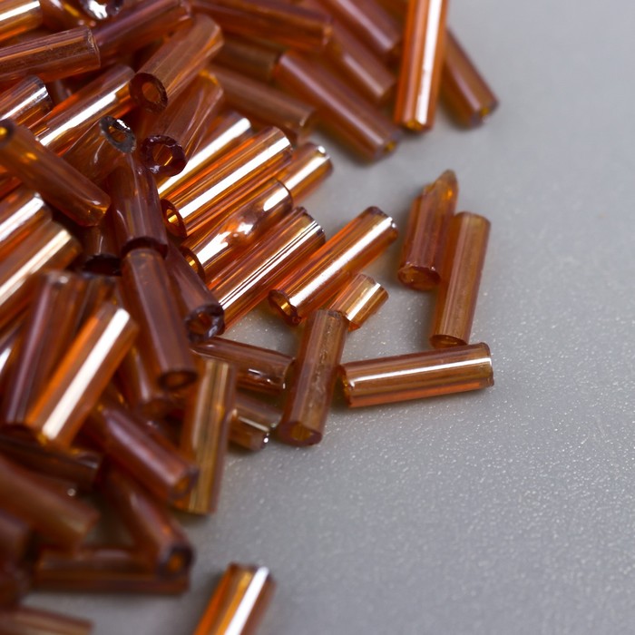 Стеклярус прозрачный "Hobby time", 6 мм, 60 гр. коричневый, №11
Стеклярус прозрачный "Hobby time", 6 мм, 60 гр. коричневый, №11