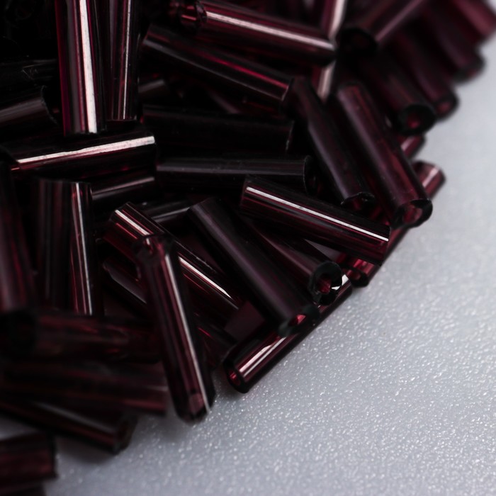 Стеклярус прозрачный "Hobby time", 6 мм, 60 гр. лиловый, №12 
Стеклярус прозрачный "Hobby time", 6 мм, 60 гр. лиловый, №12