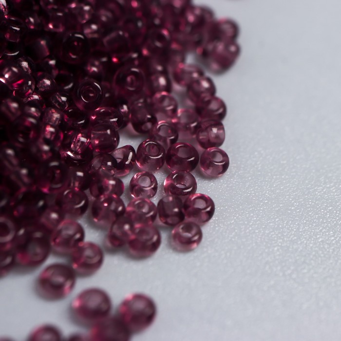 Бисер круглый прозрачный "Hobby time", 2 мм, 60 гр. лиловый, №12
Бисер круглый прозрачный "Hobby time", 2 мм, 60 гр. лиловый, №12