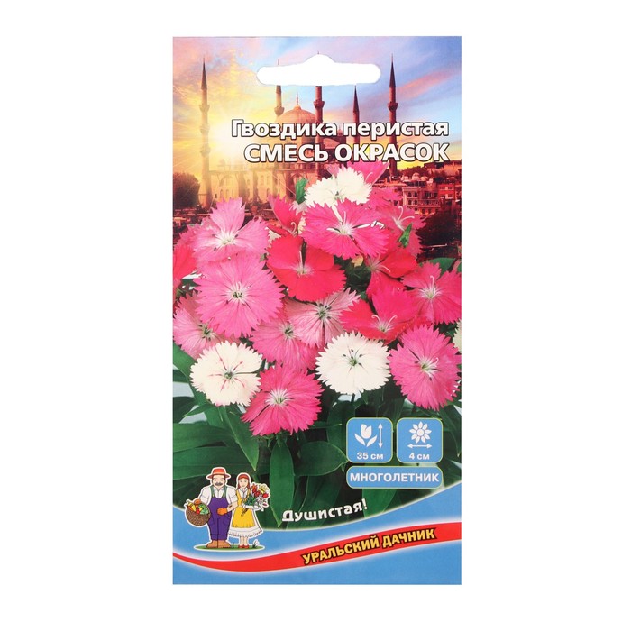 Семена цветов Гвоздика "Смесь Окрасок", 0,1 г
Семена цветов Гвоздика "Смесь Окрасок", 0,1 г