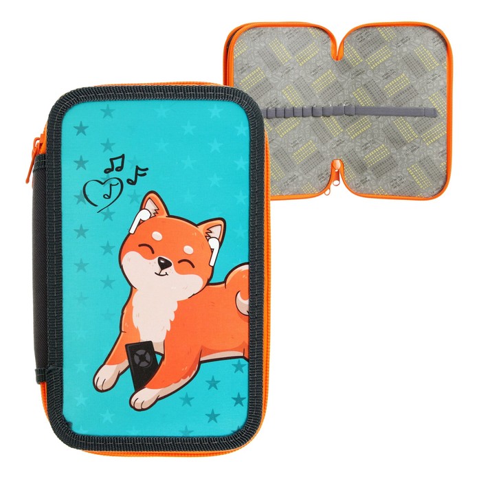 Пенал 2 секции Calligrata, 125 х 205 мм, "Корги", ламинированный картон
Пенал 2 секции Calligrata, 125 х 205 мм, "Корги", ламинированный картон