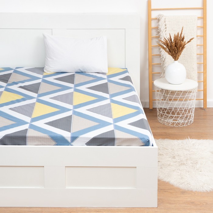 Простыня на резинке LoveLife 160*200*25см, "Геометрия", 100% хлопок, сатин, 125г/м²
Простыня на резинке LoveLife 160*200*25см, "Геометрия", 100% хлопок, сатин, 125г/м²