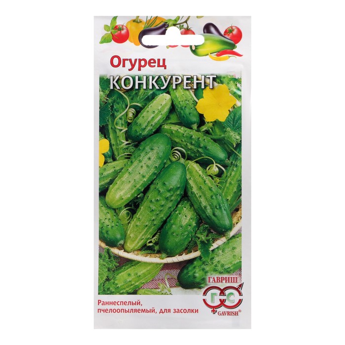 Семена Огурец "Конкурент", 0,5 г
Семена Огурец "Конкурент", 0,5 г
