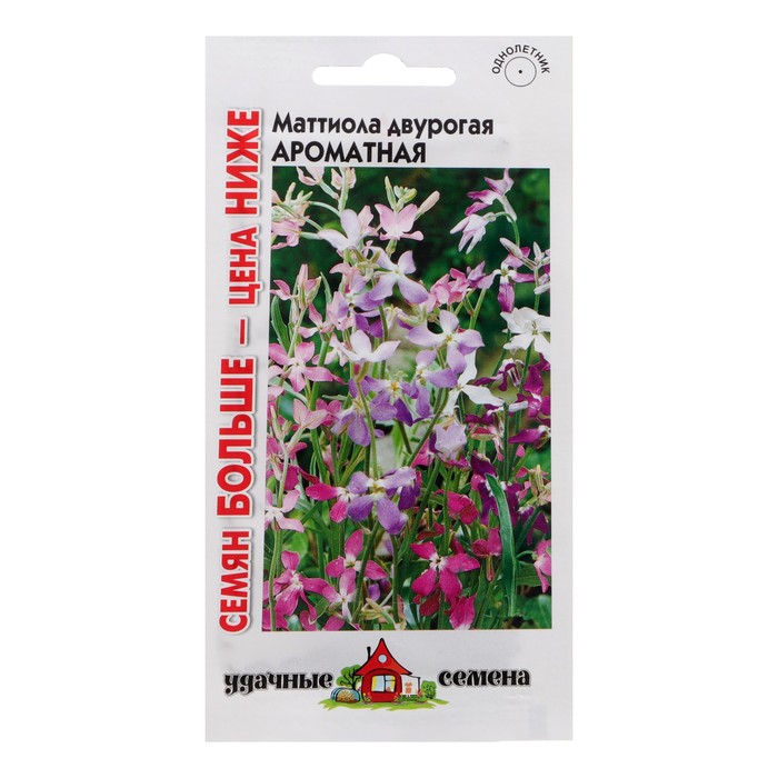 Семена Маттиола "Удачные семена" двурогая "Ароматная", смесь, 0,6 г
Семена Маттиола "Удачные семена" двурогая "Ароматная", смесь, 0,6 г